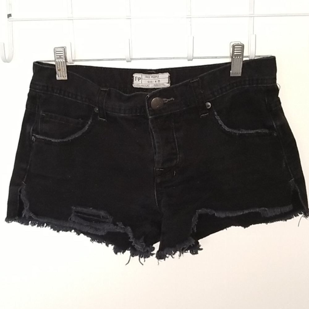 Free People distressed shorts